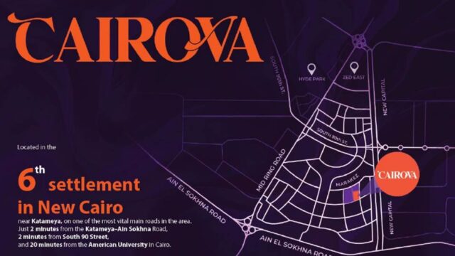 موقع كايروفا التجمع السادس Cairova New Cairo
