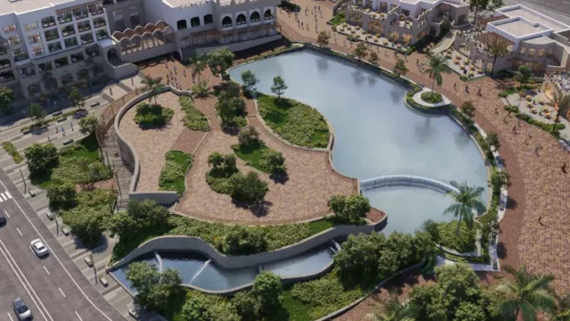 لاند سكيب أركان بالم الشيخ زايد 205 Sheikh Zayed