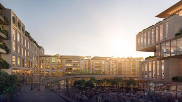 وجهات زجاجية رائعة يتميز بها مشر ع Sumou Boulevard Mostakbal City Paragon