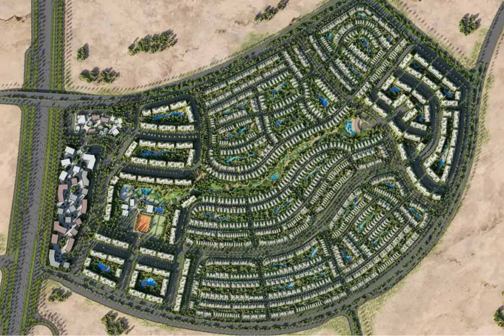 ماستر بلان مشروع Sodic Eastvale Mostakbal City