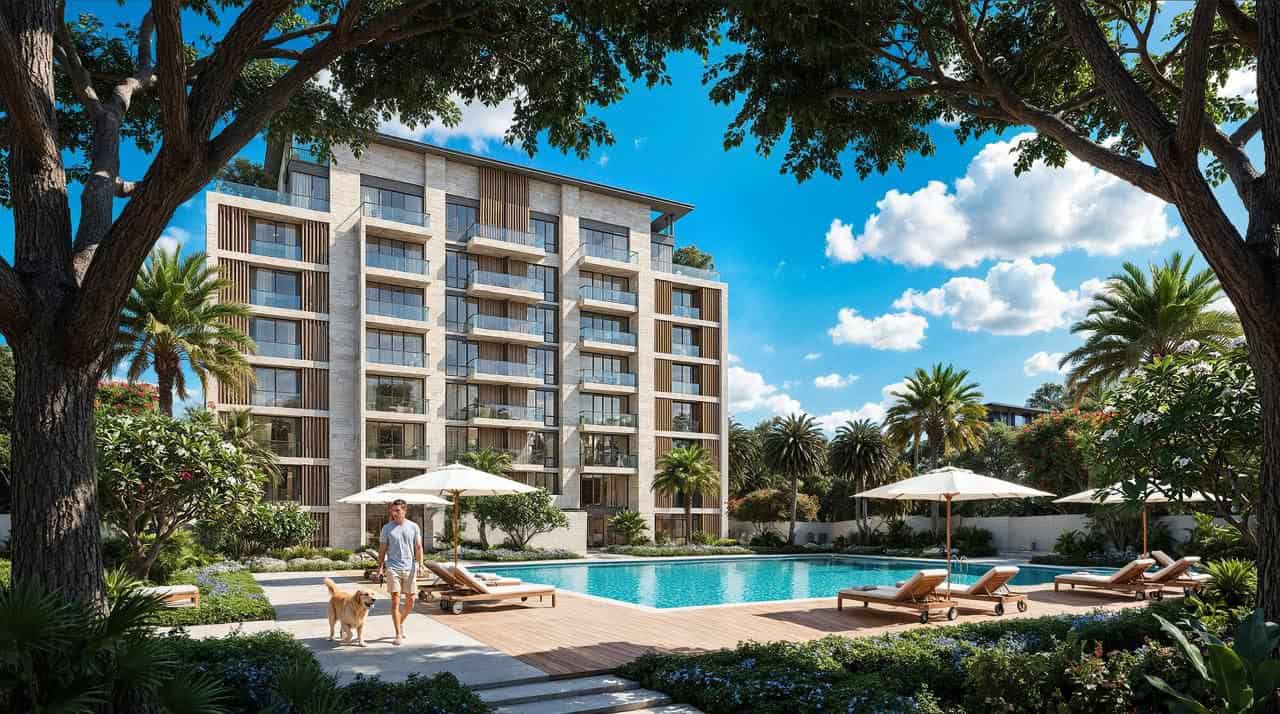  مساحات خضراء ومسطحات مائية في كمبوند فيلاج دو لا كابيتال بالم هيلز Palm Hills.