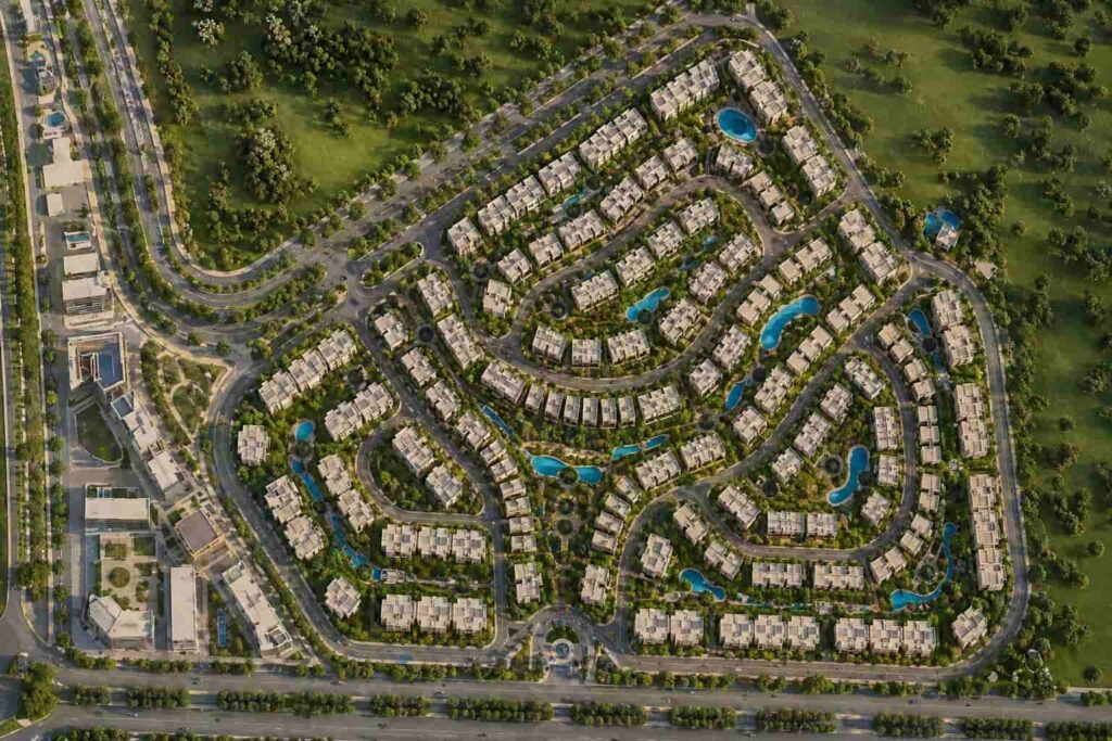 مساحة فاليس التجمع السادس Vallis New Cairo Master Plan