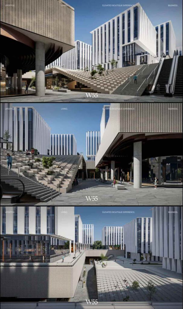 مول W55 واتر واي القاهرة الجديدة Waterway Mall