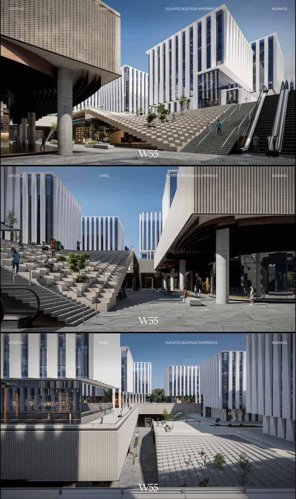 مول W55 واتر واي القاهرة الجديدة Waterway Mall