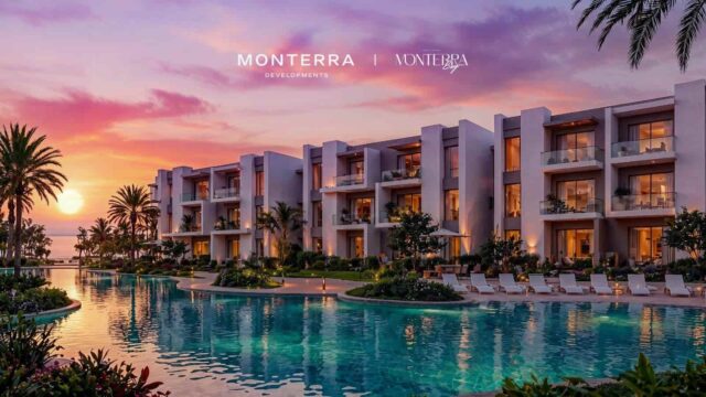 داخل قرية مونتيرا باي الساحل الشمالي Monterra Bay North Coast.