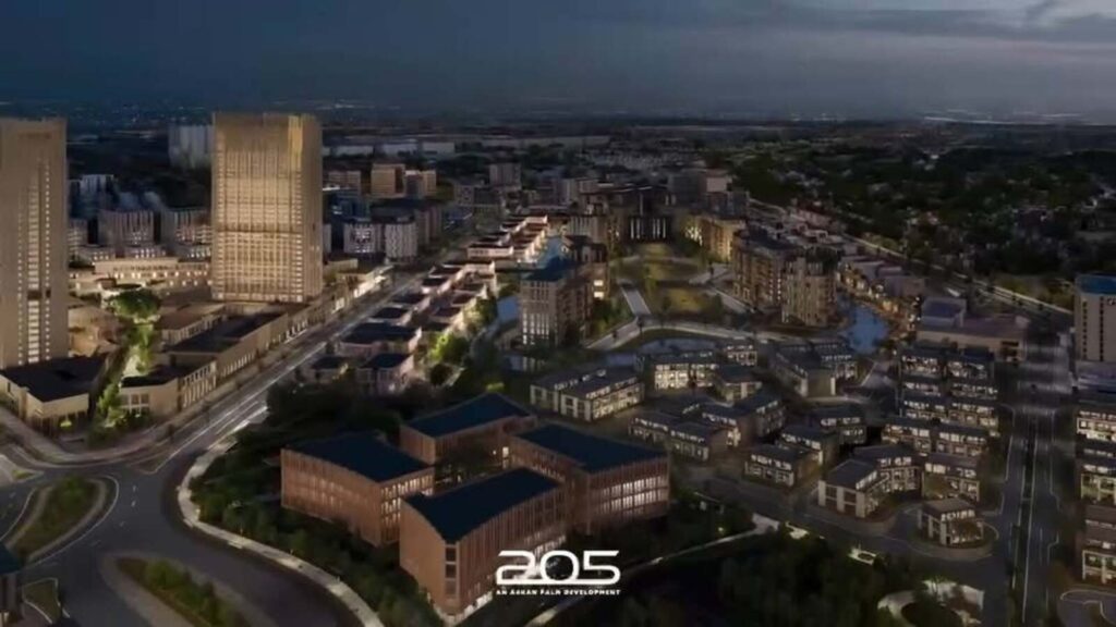 المخطط العام لـ مشروع 205 الشيخ زايد Arkan Palm 205 Sheikh Zayed