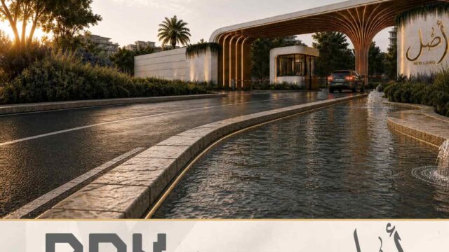 بوابة دخول كمبوند اصل القاهرة الجديده